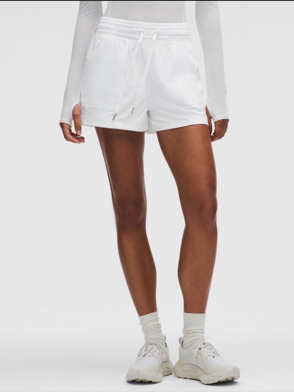 lululemon Dance Studio high-rise short 3.5” white 14